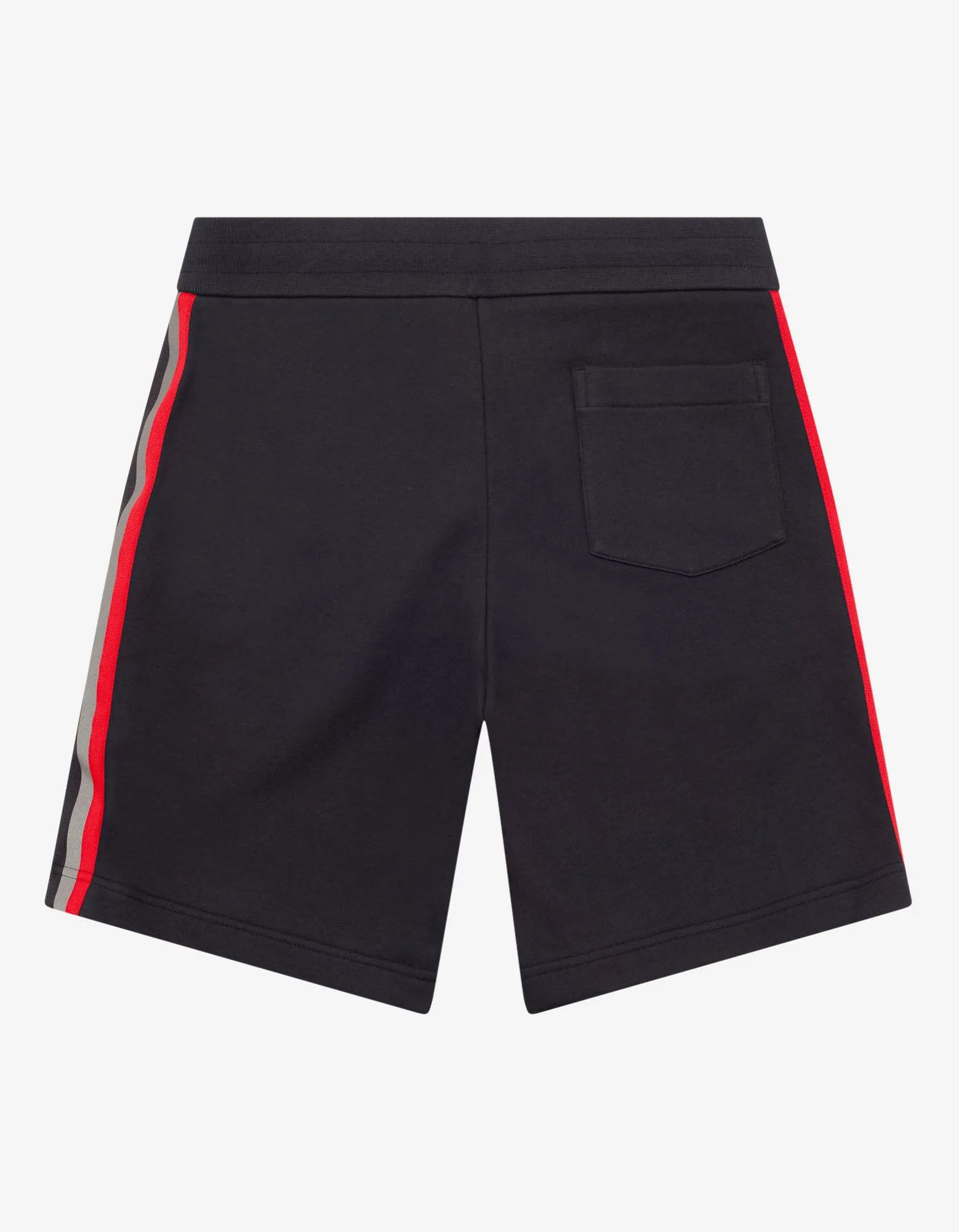 Navy Blue Tricolour Tape Sweat Shorts
