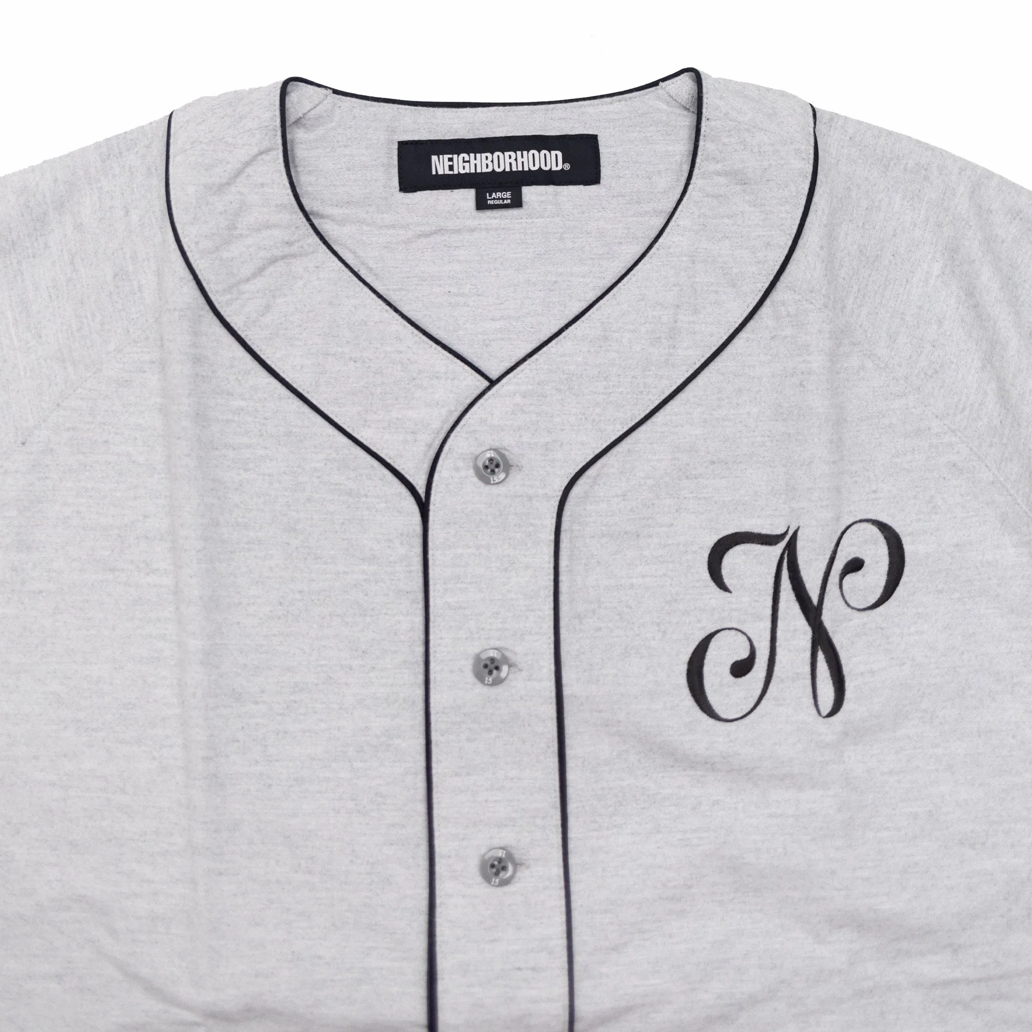 Neighborhood Baseball Shirt SS (Grey)