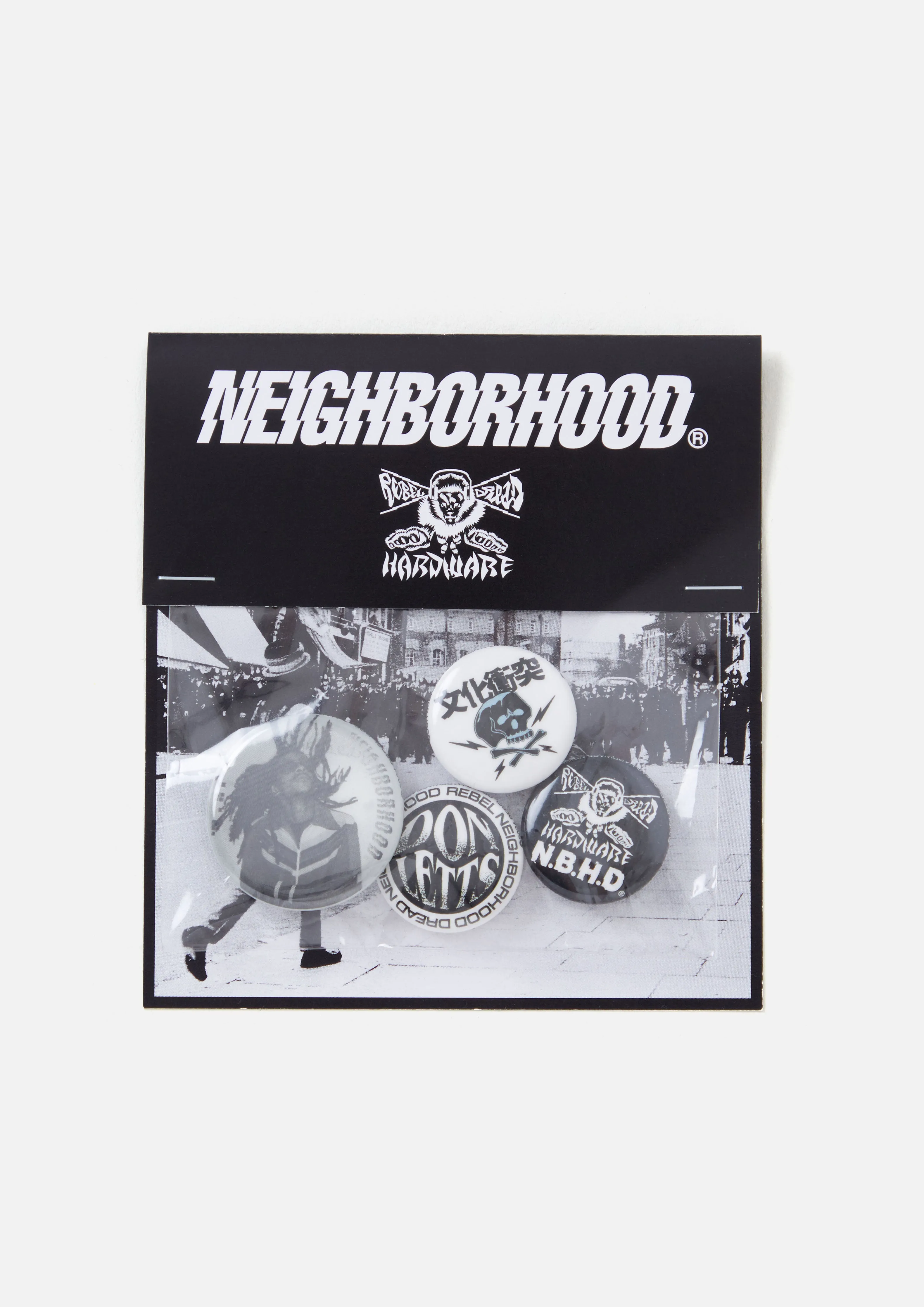 NH X REBEL DREAD HARDWARE . PIN BUTTON SET