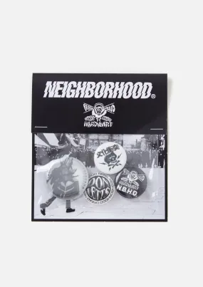 NH X REBEL DREAD HARDWARE . PIN BUTTON SET