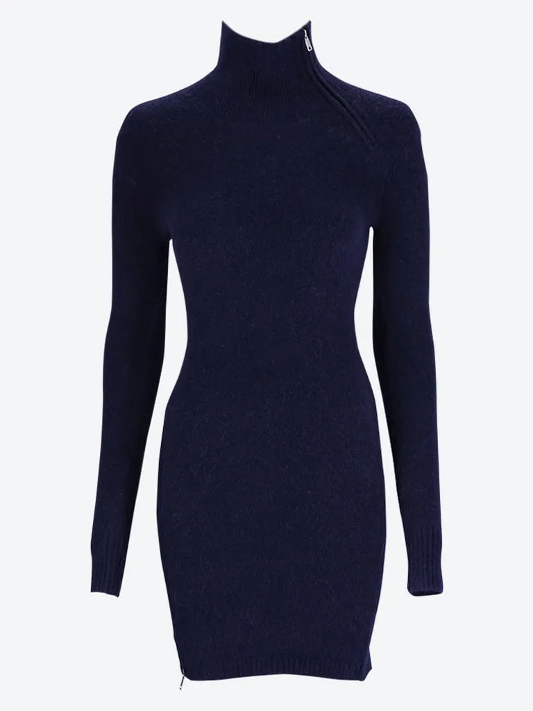 Ohara alpaca mini dress