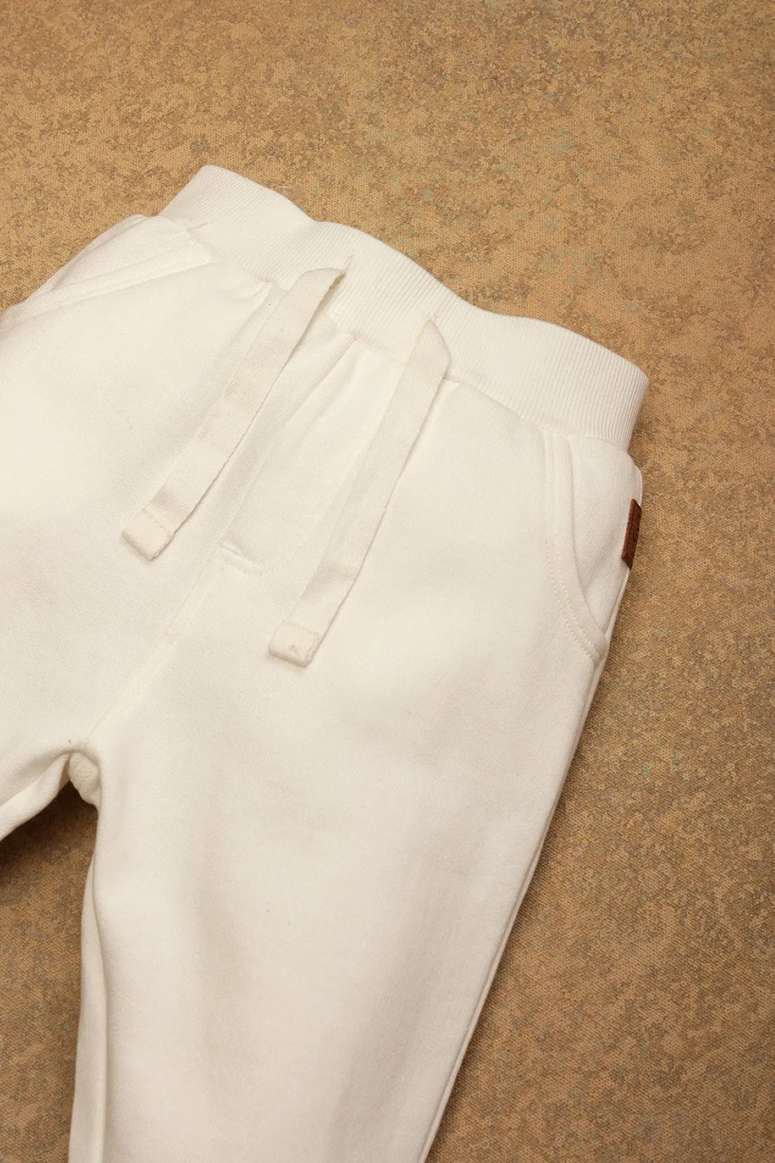 One Friday Baby Boys Of White Solid Trouser