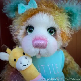 Ophelia Saige - 21" Mohair Toddler Artist Bear by Emma's Bears - OOAK