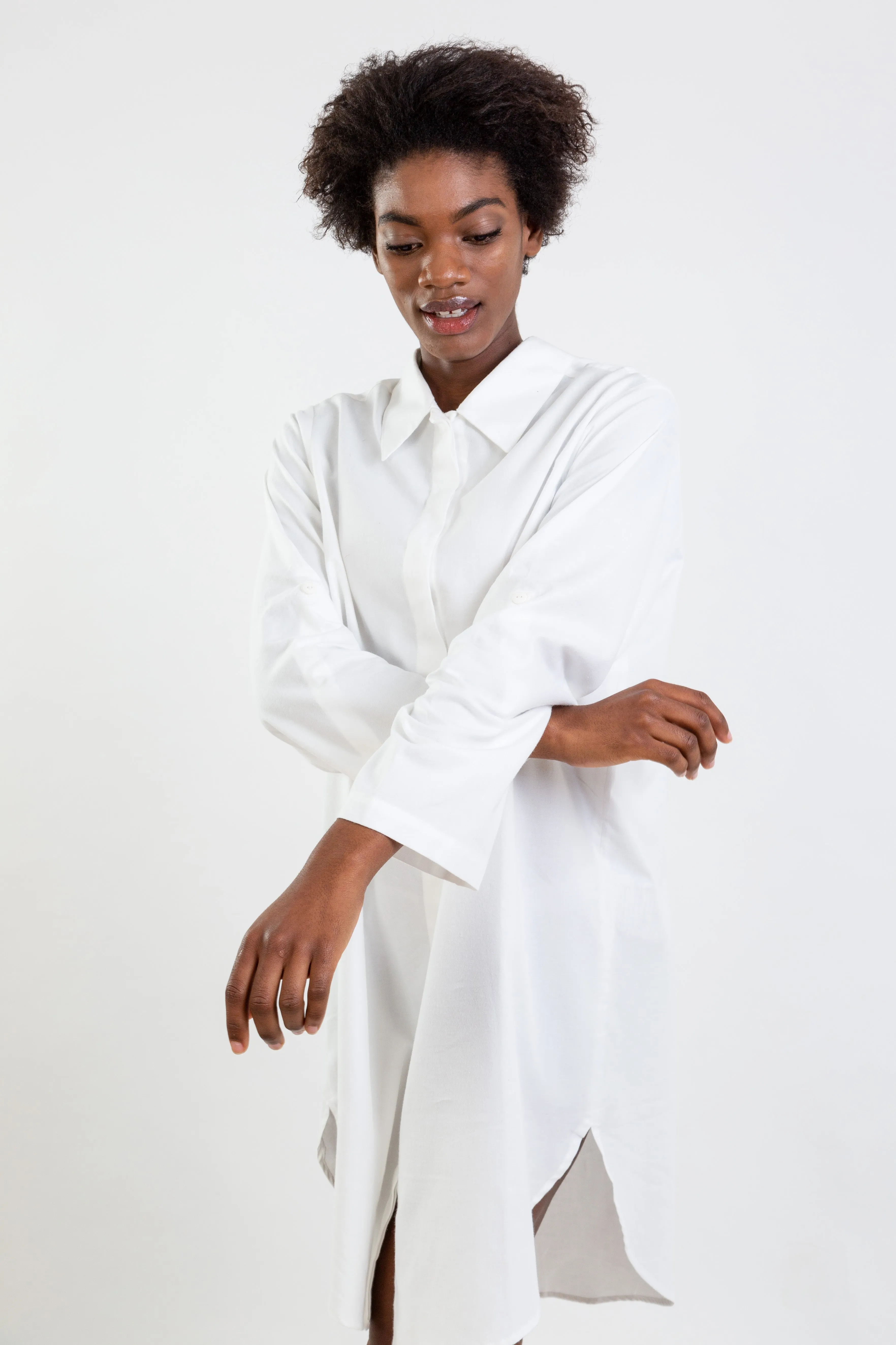 Organic cotton SHIRT DRESS