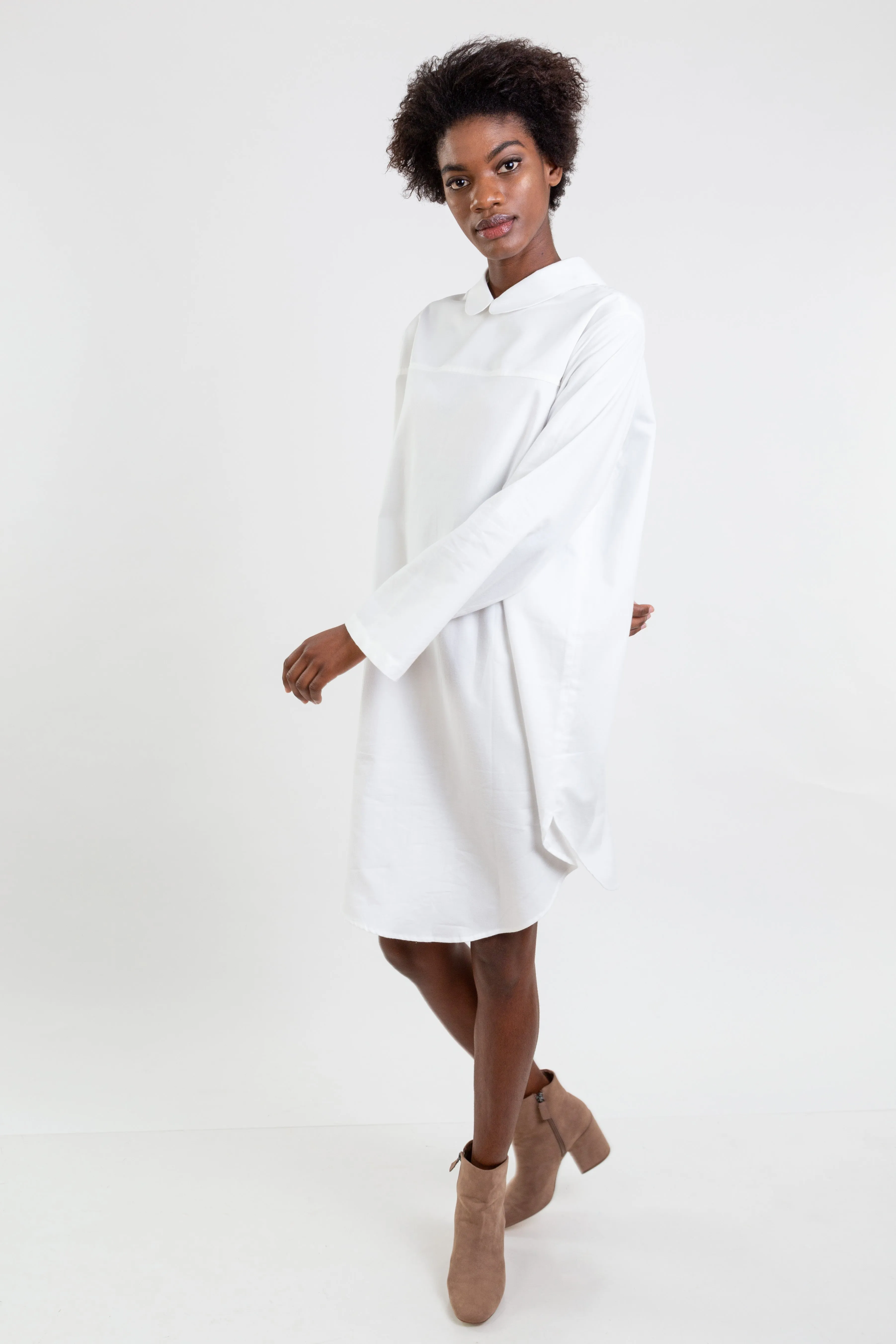 Organic cotton SHIRT DRESS