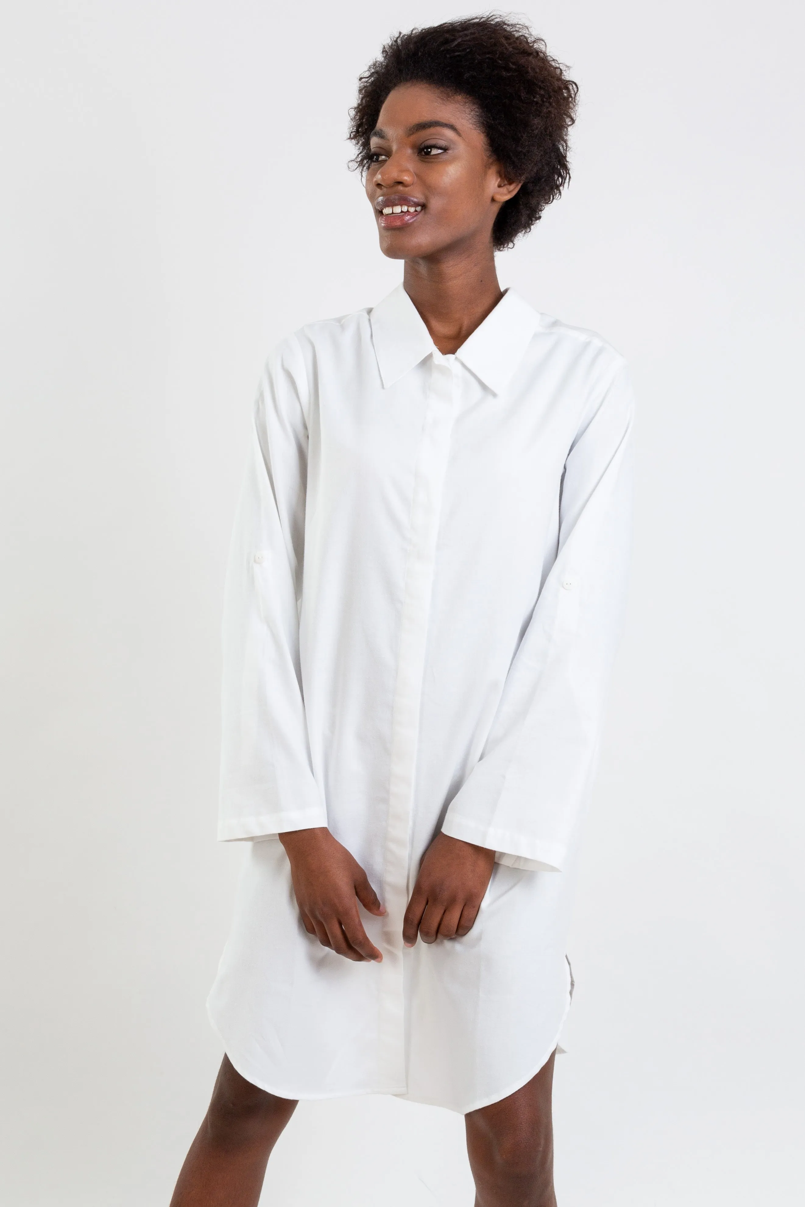 Organic cotton SHIRT DRESS