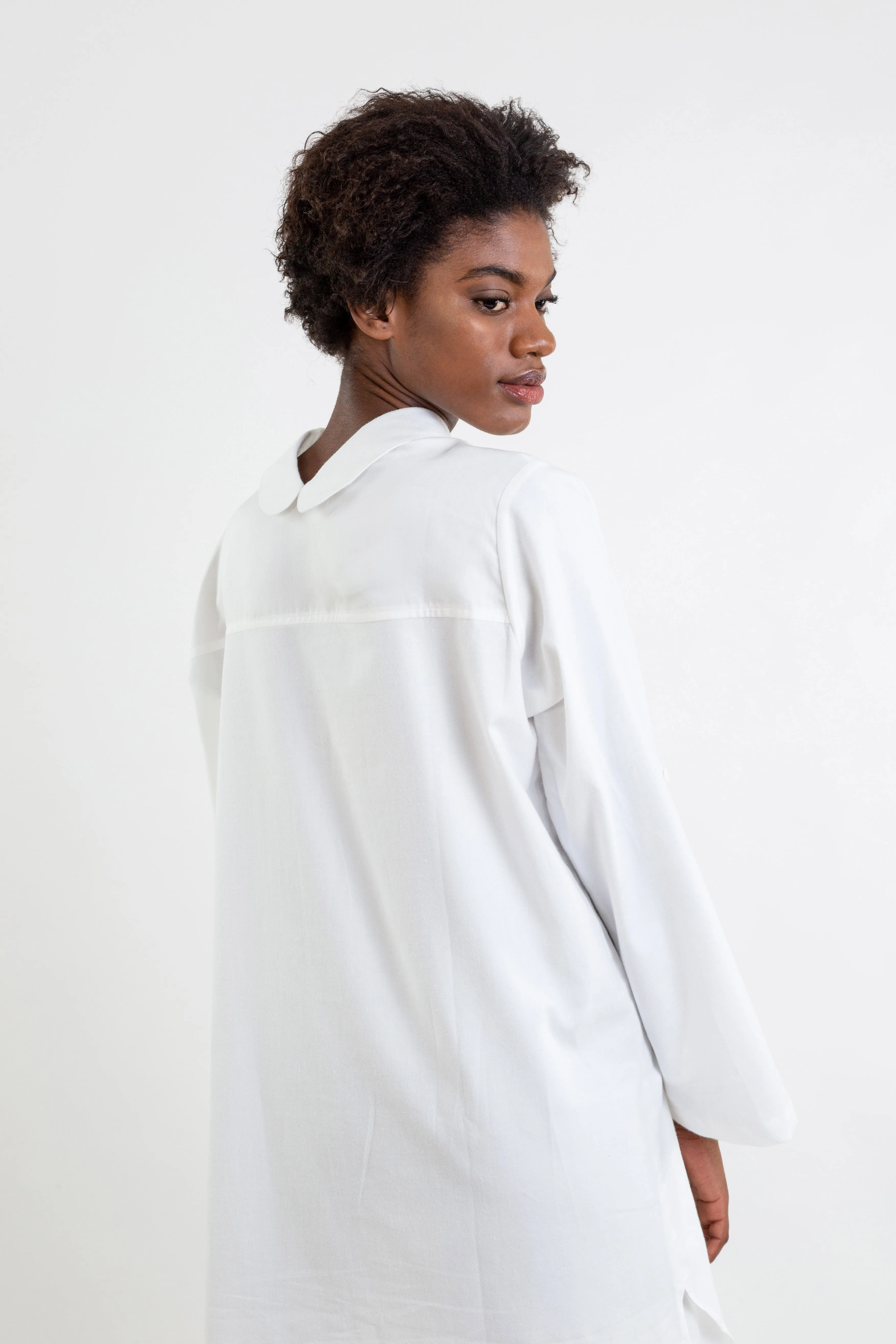 Organic cotton SHIRT DRESS