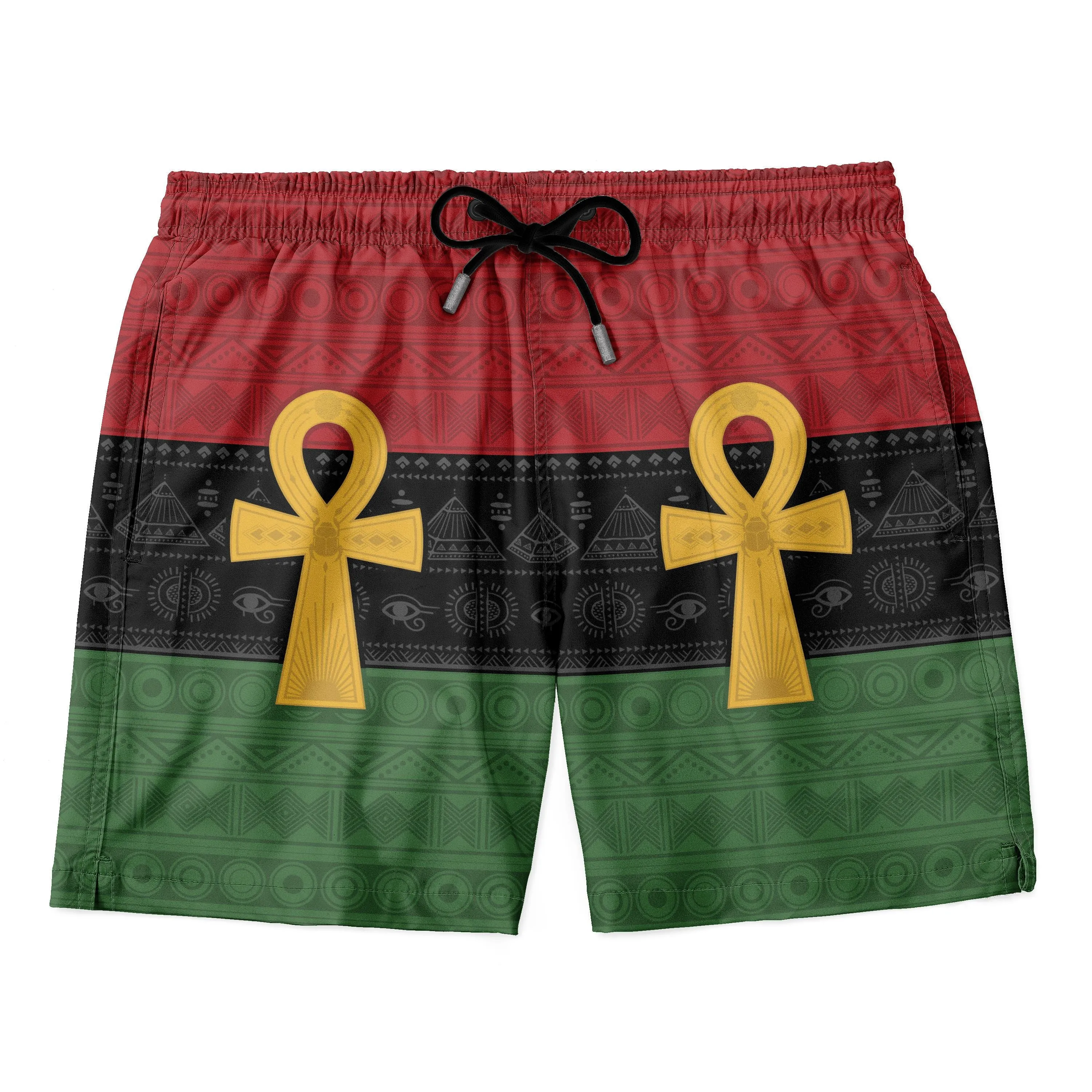 Pan African Ankh T-shirt And Shorts Set