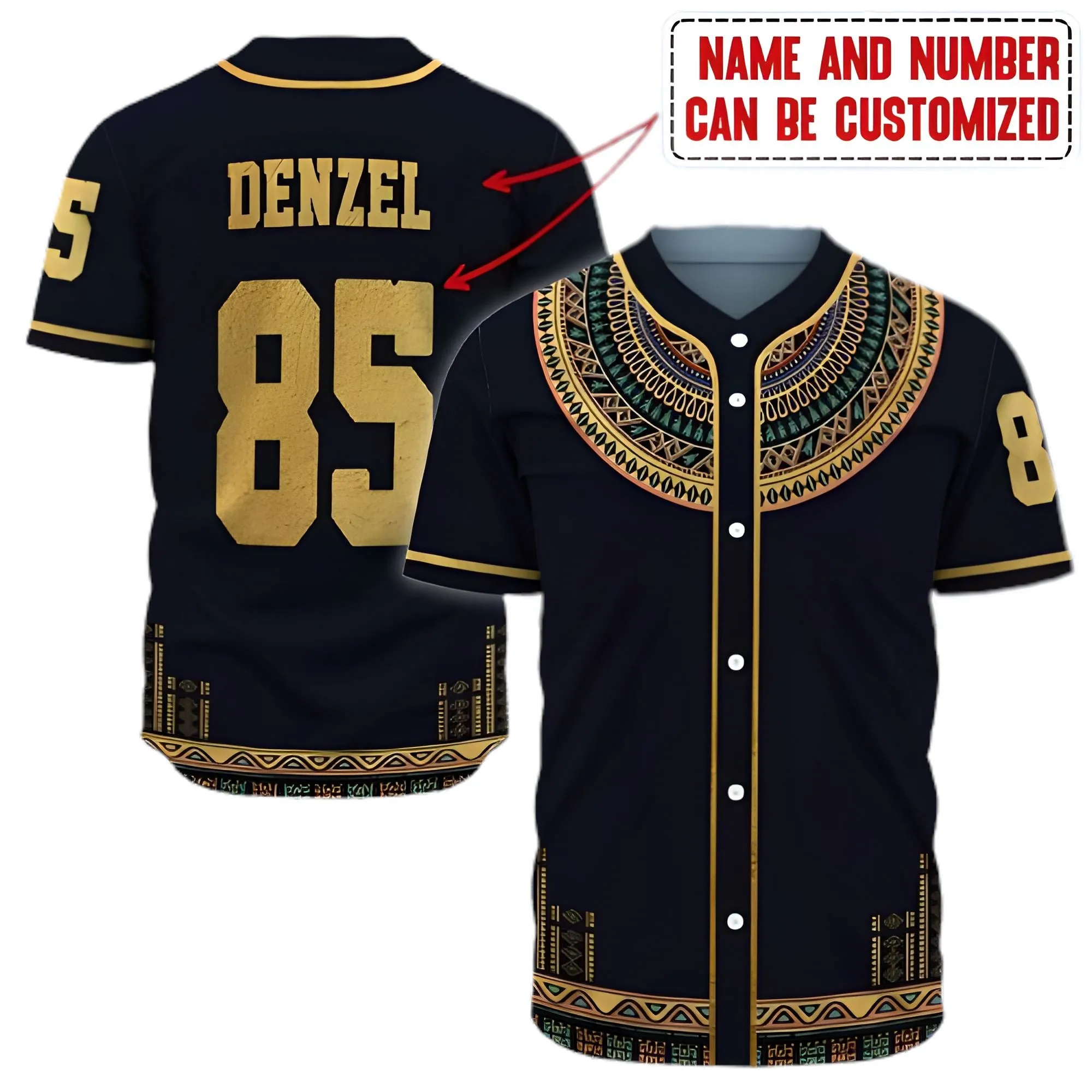 Personalized Dashiki Jersey Shirt