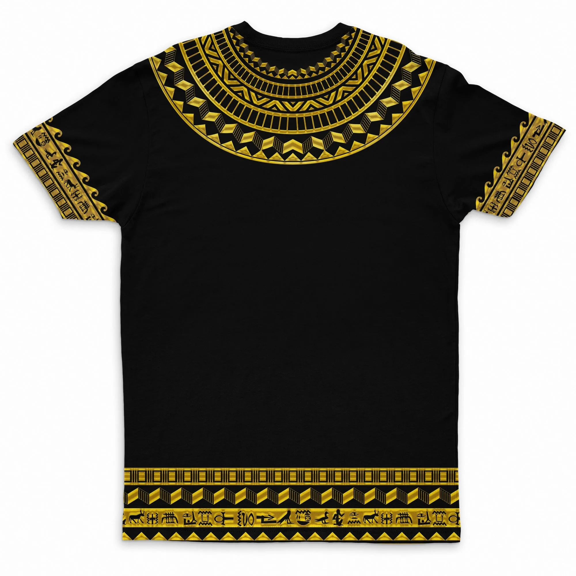 Personalized Egyptian Hieroglyphs Alphabet T-shirt And Shorts Set