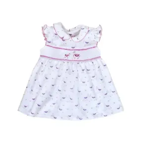 pineapple sunshine alexa the alpaca smocked dress