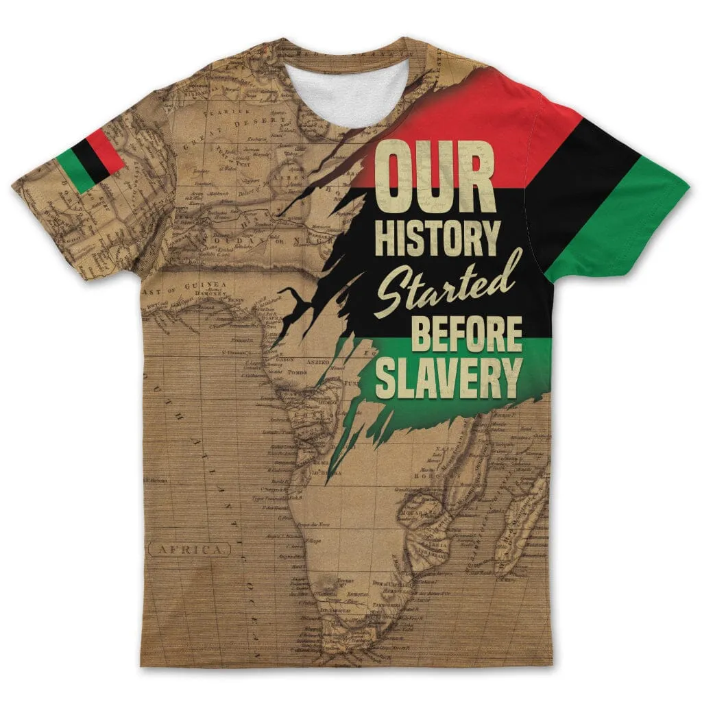 Power African T-shirt and Shorts Set