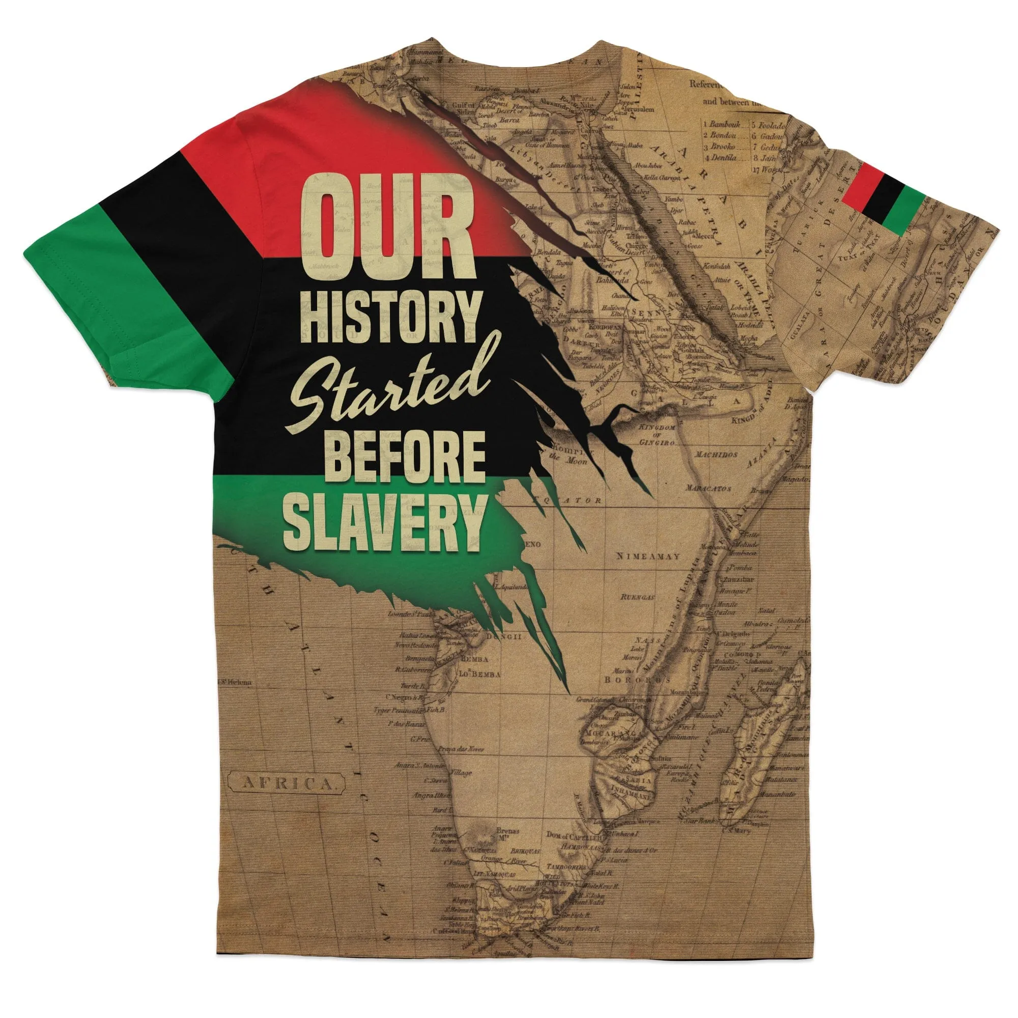 Power African T-shirt and Shorts Set