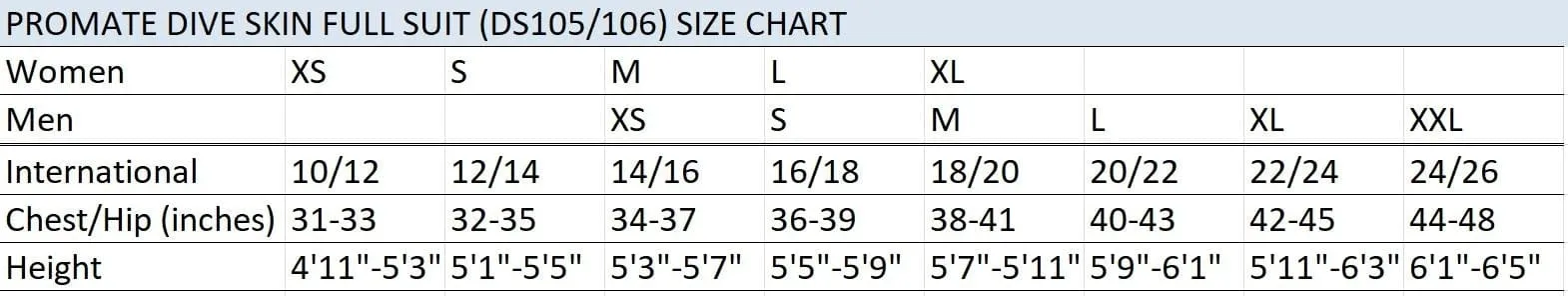 Promate Lycra Dive Skin Suit - DS105