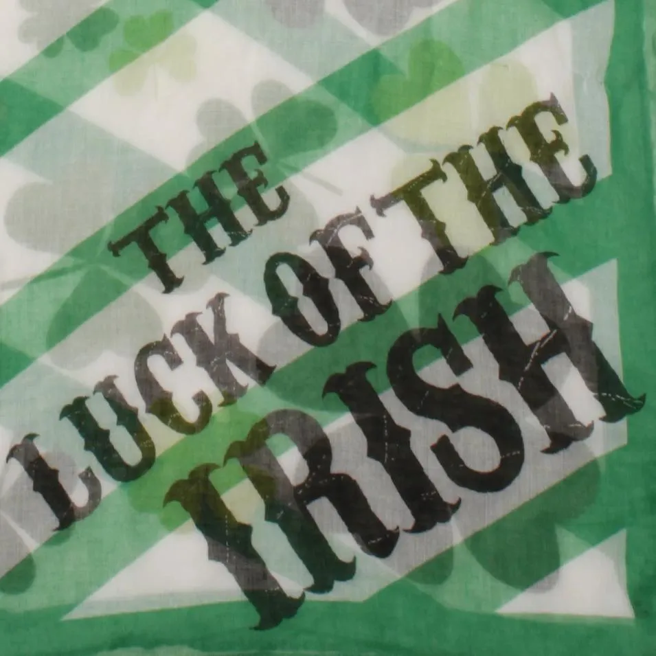 PTPSFQ08079 - Luck of The Irish Square Scarf 42"x42"