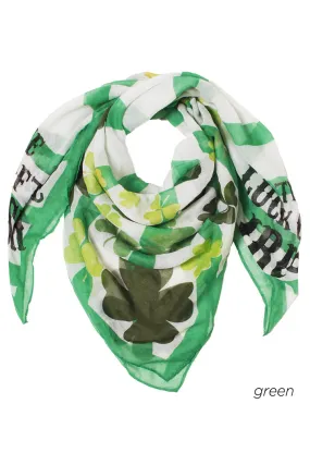 PTPSFQ08079 - Luck of The Irish Square Scarf 42"x42"