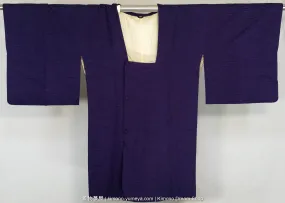 Purple Iromuji Michiyuki for Women - Traditional Japanese Kimono Jacket - Solid Color - Rectangles