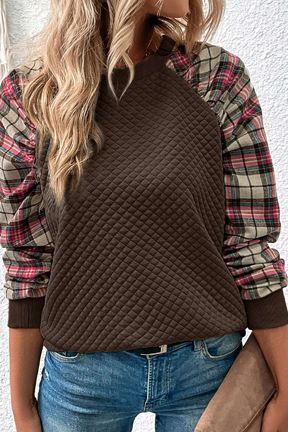 Quilted Raglan Sleeve Sweatshirt: Comfort Meets Cool Style