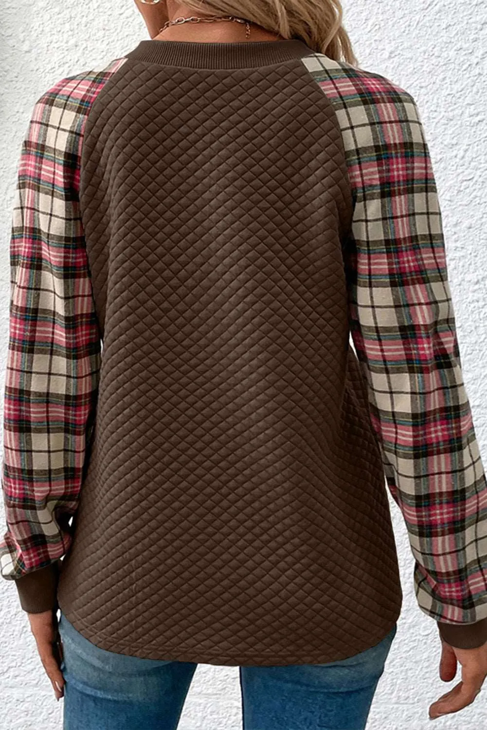 Quilted Raglan Sleeve Sweatshirt: Comfort Meets Cool Style