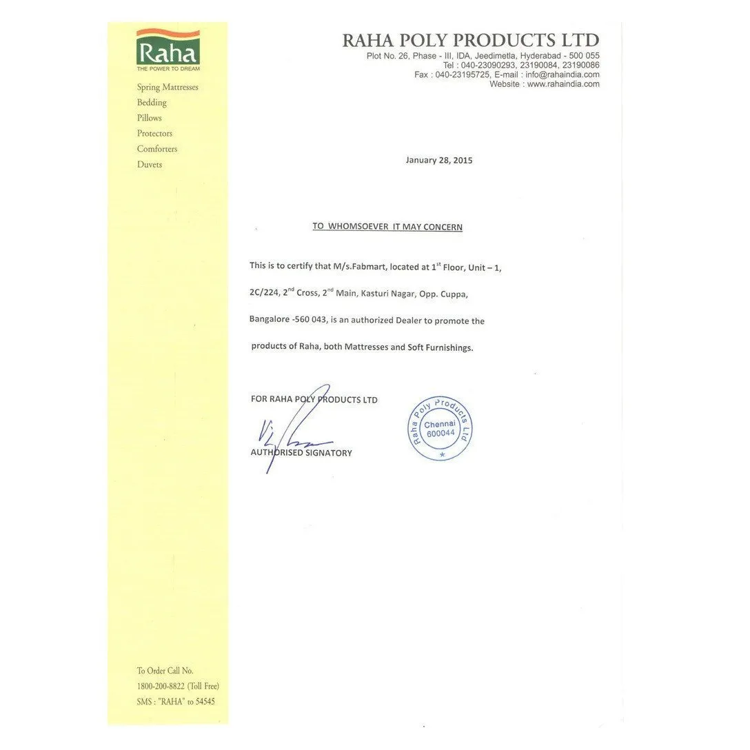 Raha Mattress Athena - PU Foam