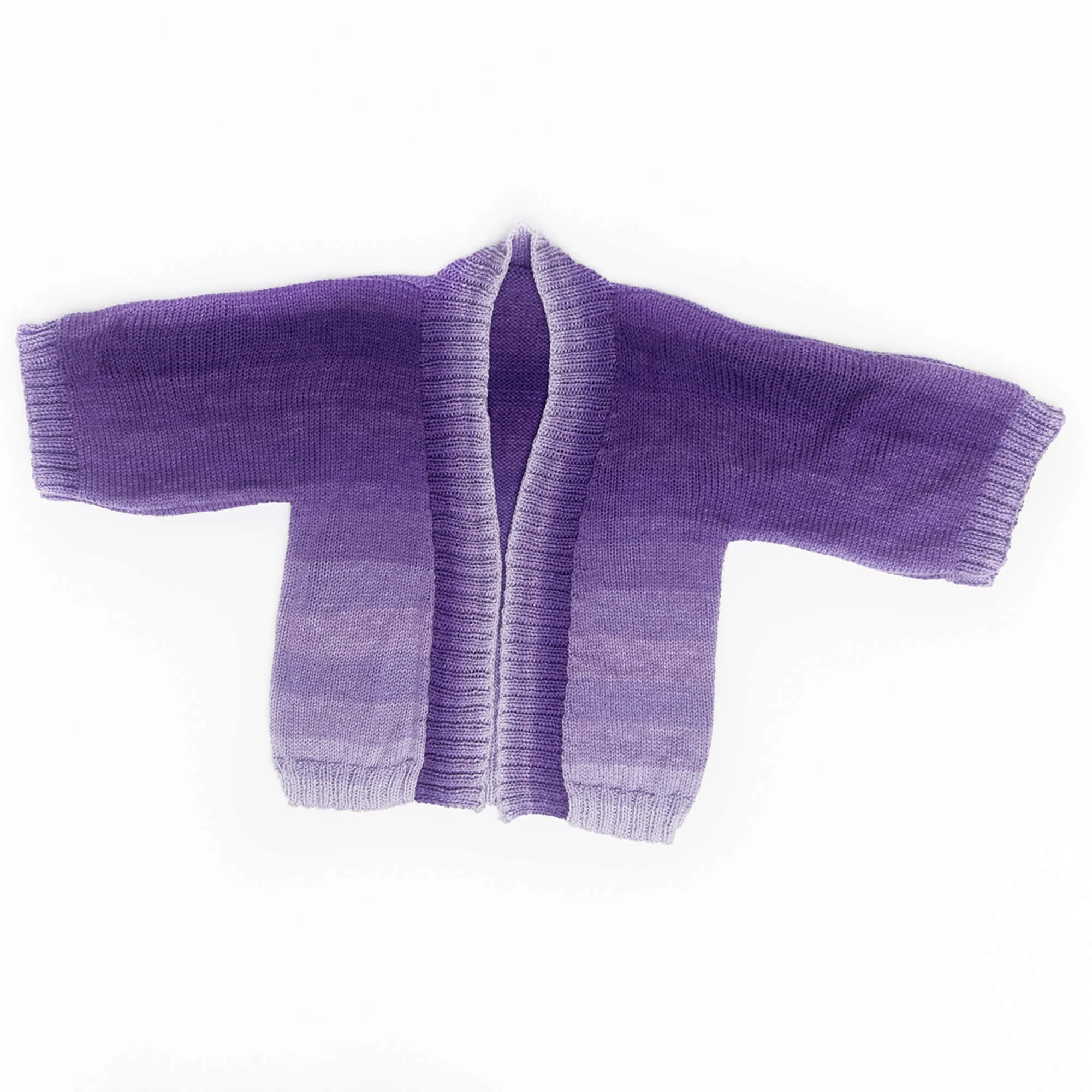 Red Heart Knit Kimono Style Jacket