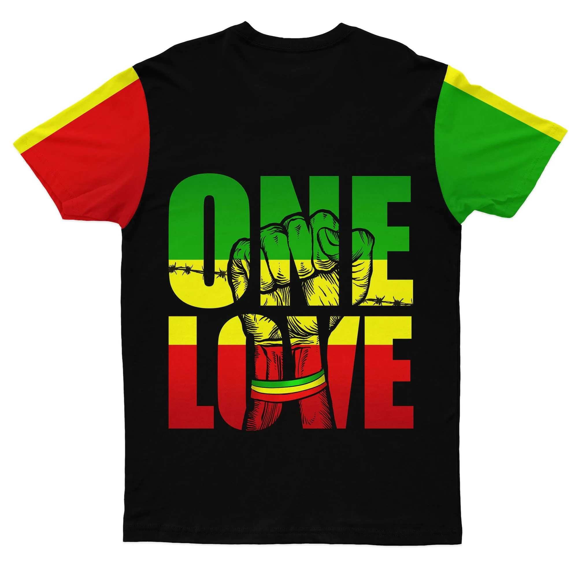 Reggae One Love T-shirt and Shorts Set