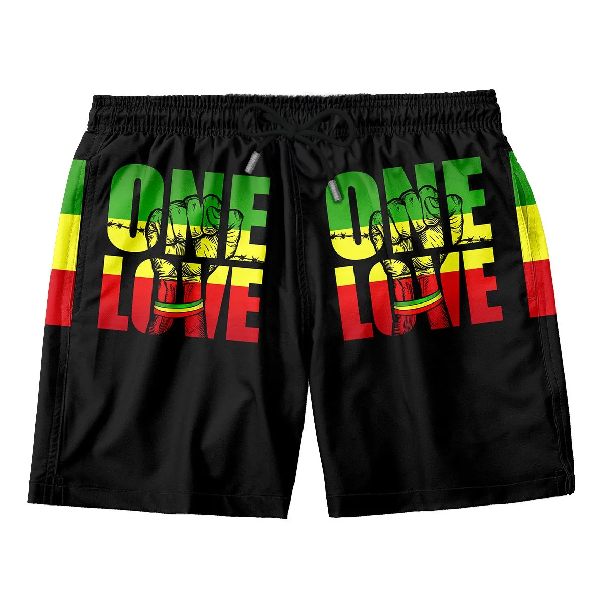 Reggae One Love T-shirt and Shorts Set