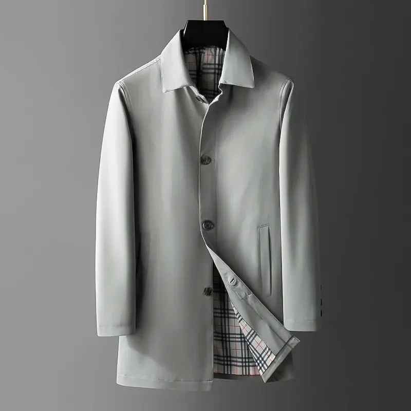 SALVADOR DUALCORE™ PLAID OVERCOAT