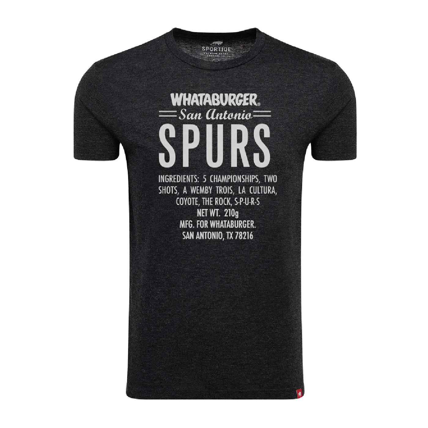 San Antonio Spurs  Spicy Ketchup Black Tee