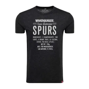 San Antonio Spurs  Spicy Ketchup Black Tee