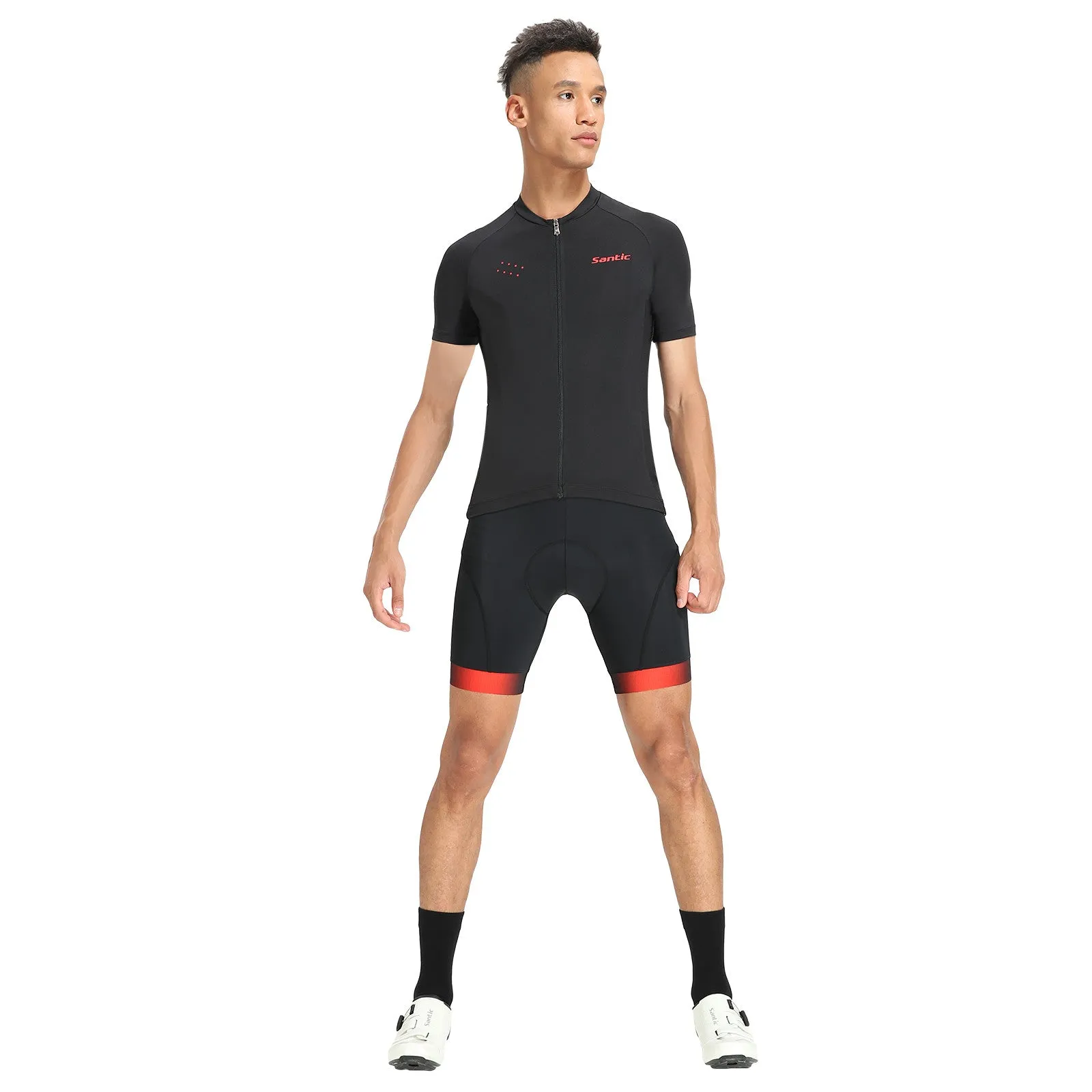 Santic Sight Pure Men Cycling short Jersey Black