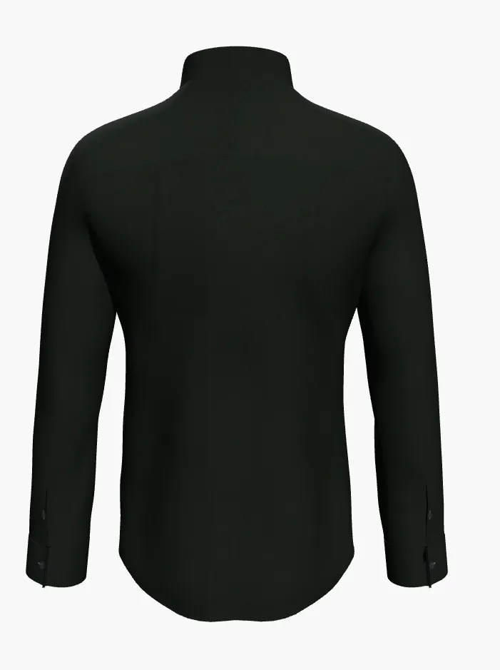 Shirt Black Egyptian Cotton / Style 515585