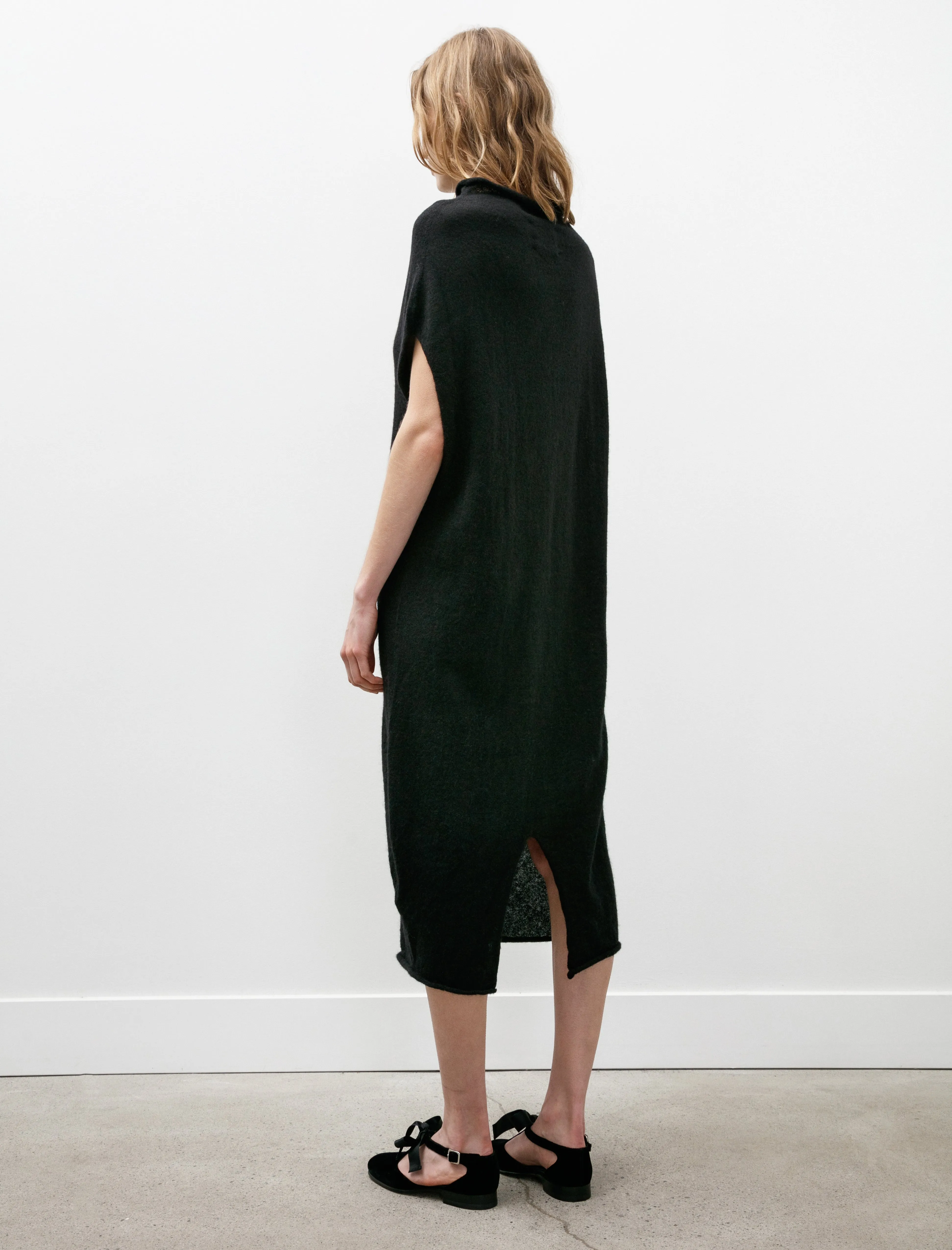 Shoulder Dress Black