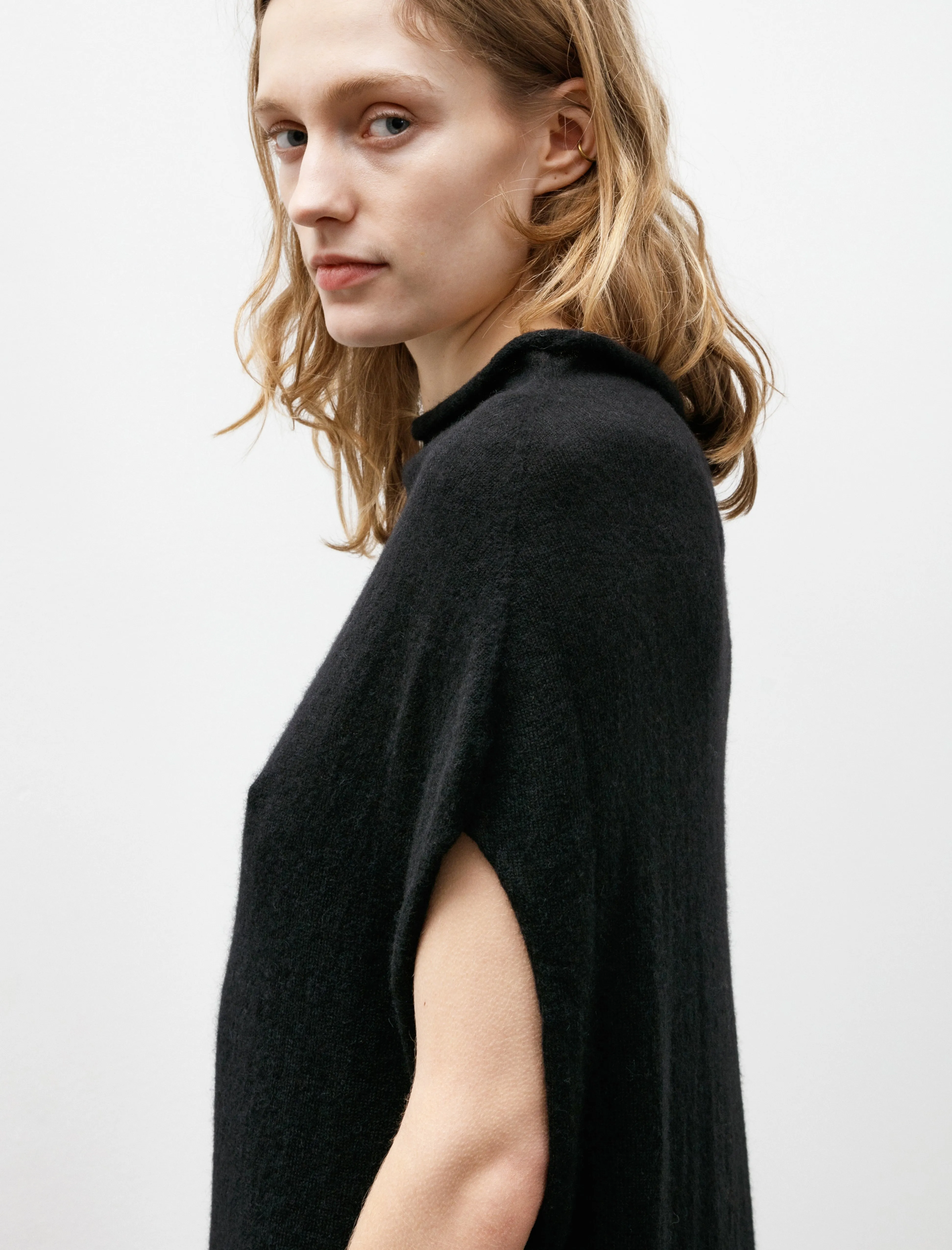 Shoulder Dress Black