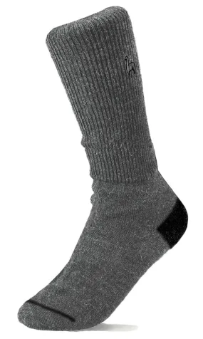 Shupaca Business Alpaca Crew Socks -Charcoal -Small