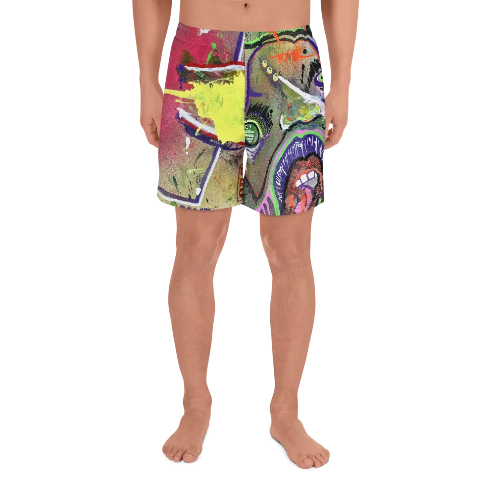 Some Things Left Unsaid Athletic Long Shorts for Mens