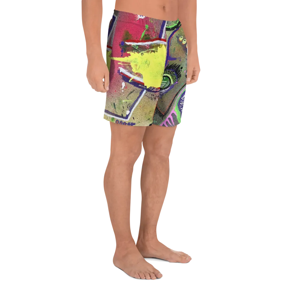 Some Things Left Unsaid Athletic Long Shorts for Mens