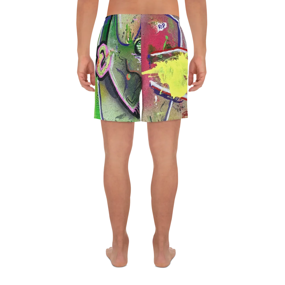 Some Things Left Unsaid Athletic Long Shorts for Mens