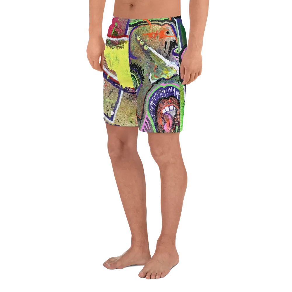 Some Things Left Unsaid Athletic Long Shorts for Mens
