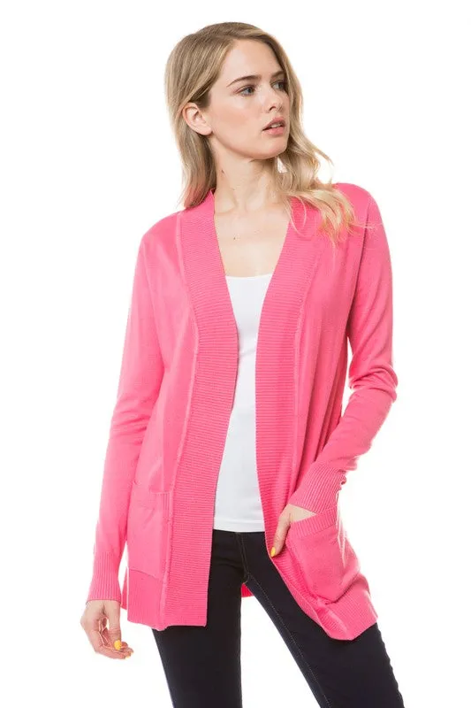Split Side Cardigan