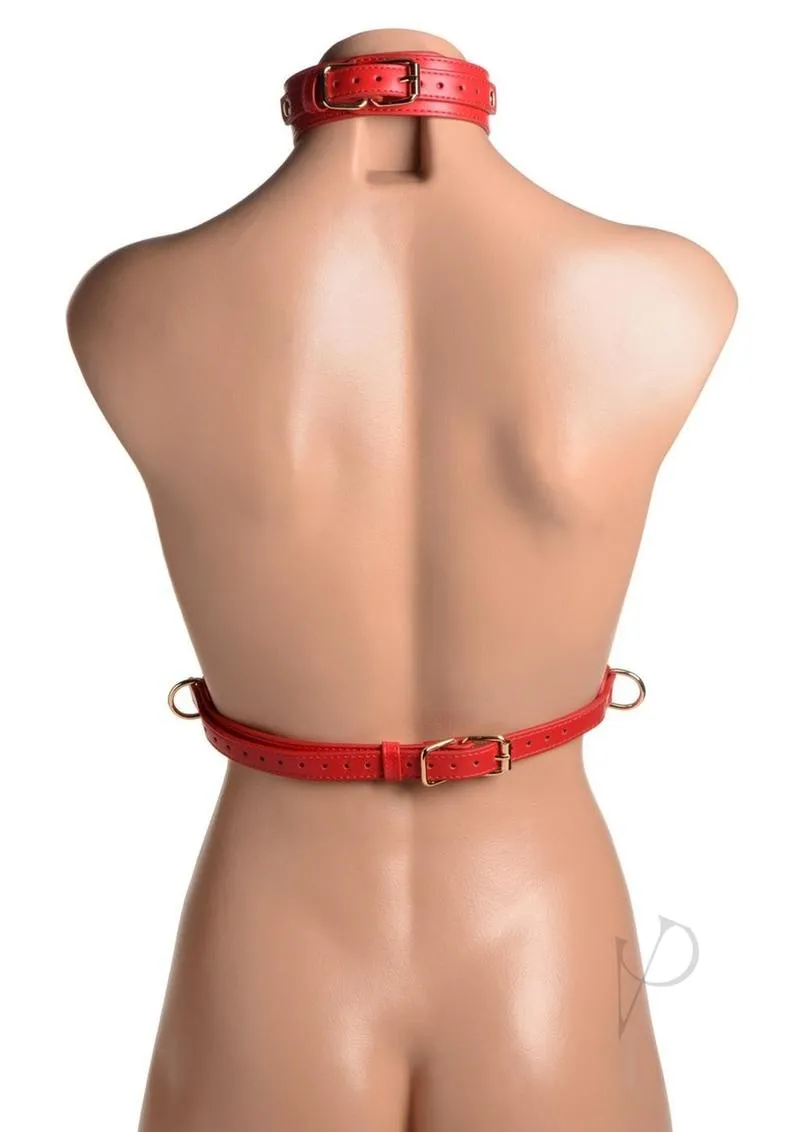 Strict Female Chest Harness M/l Red