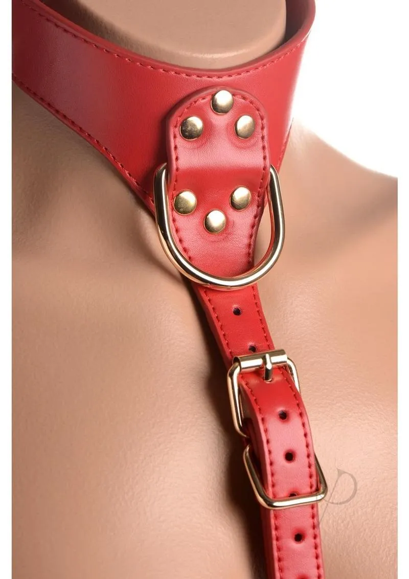 Strict Female Chest Harness M/l Red