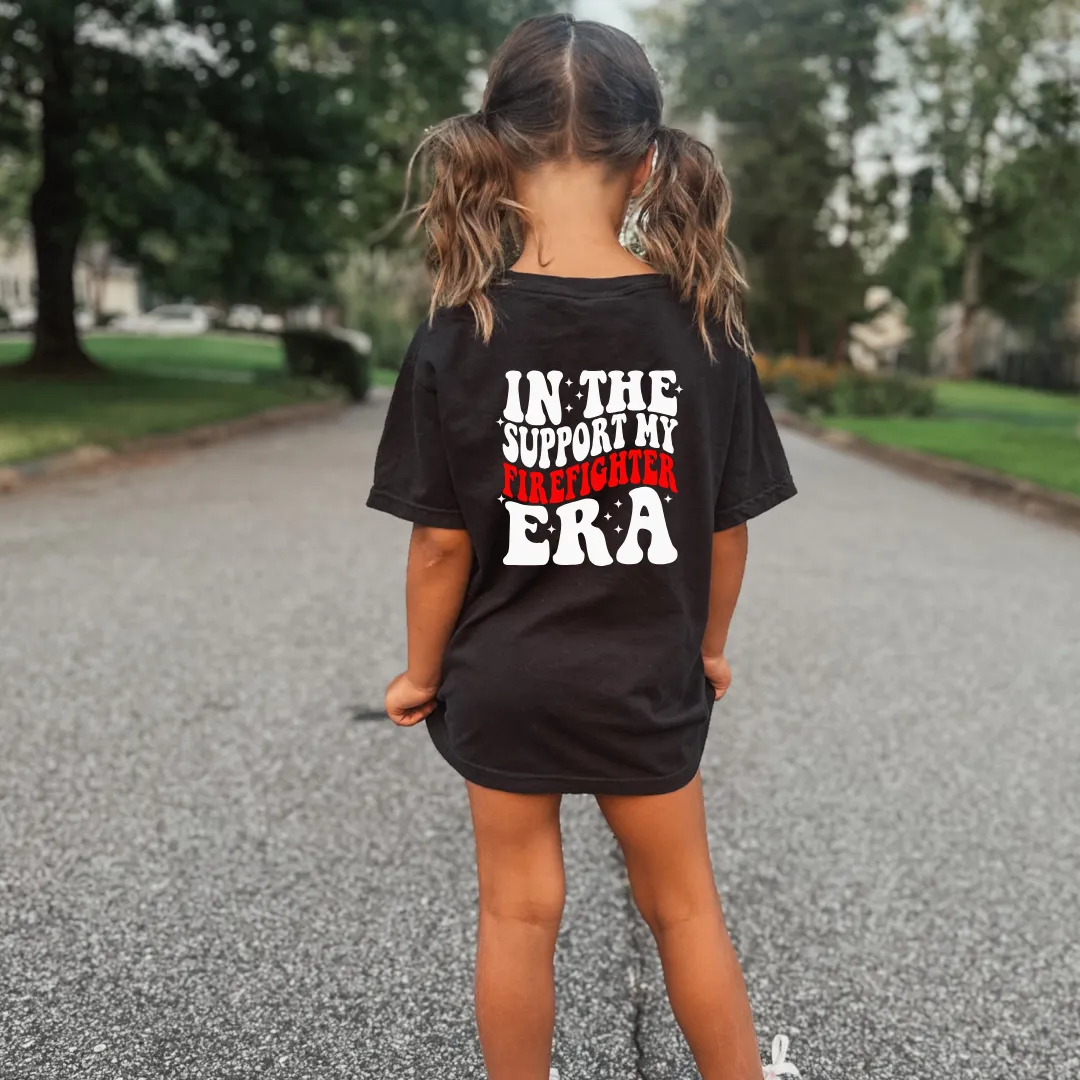 Support My Firefighter Era - Kids T-Shirt