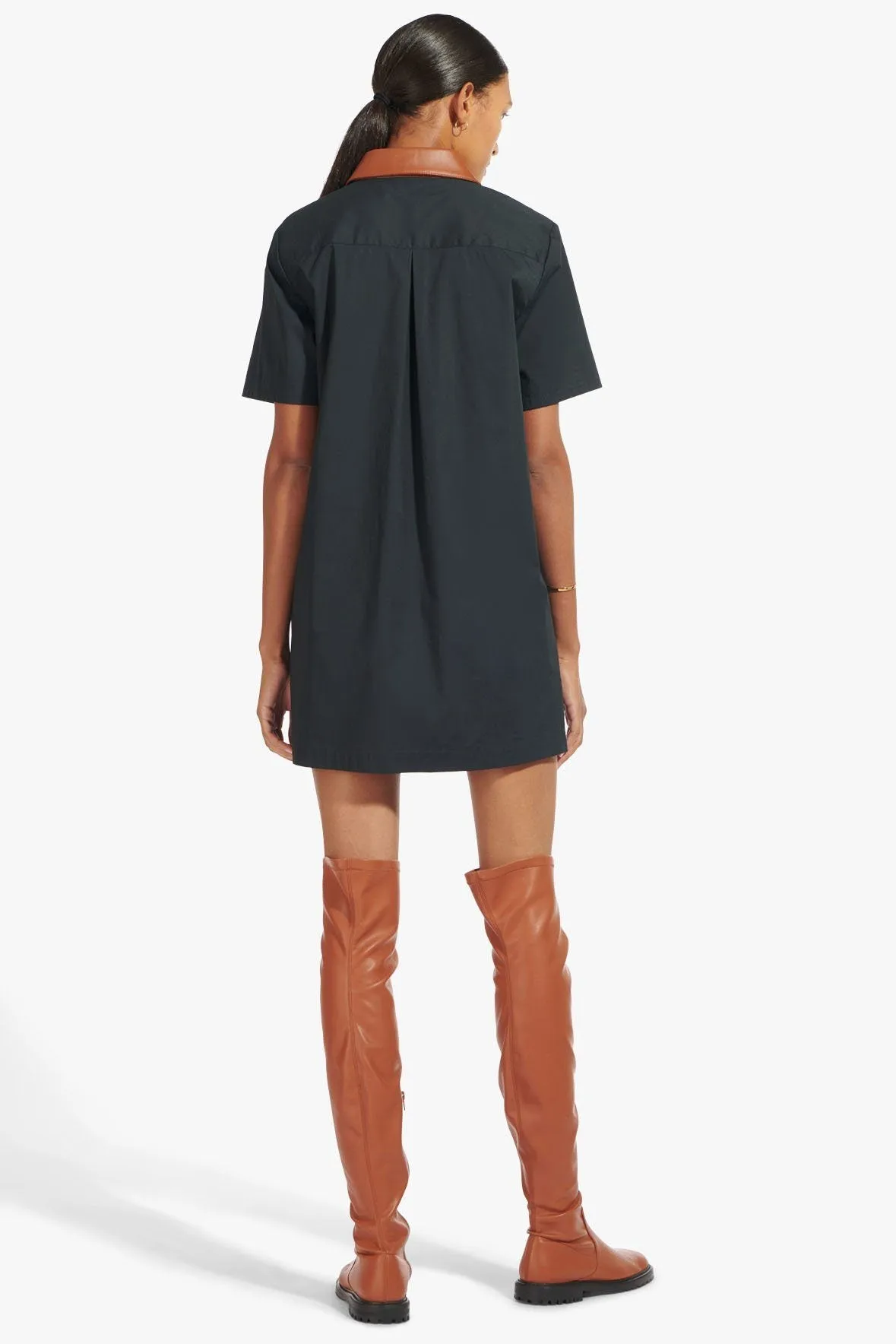 SWITCH DRESS | BLACK WHISKEY