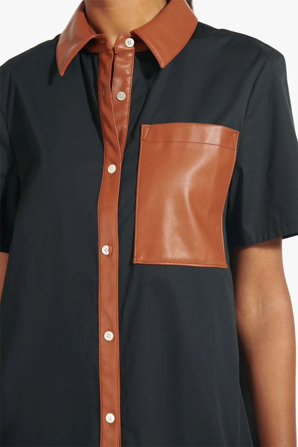 SWITCH DRESS | BLACK WHISKEY