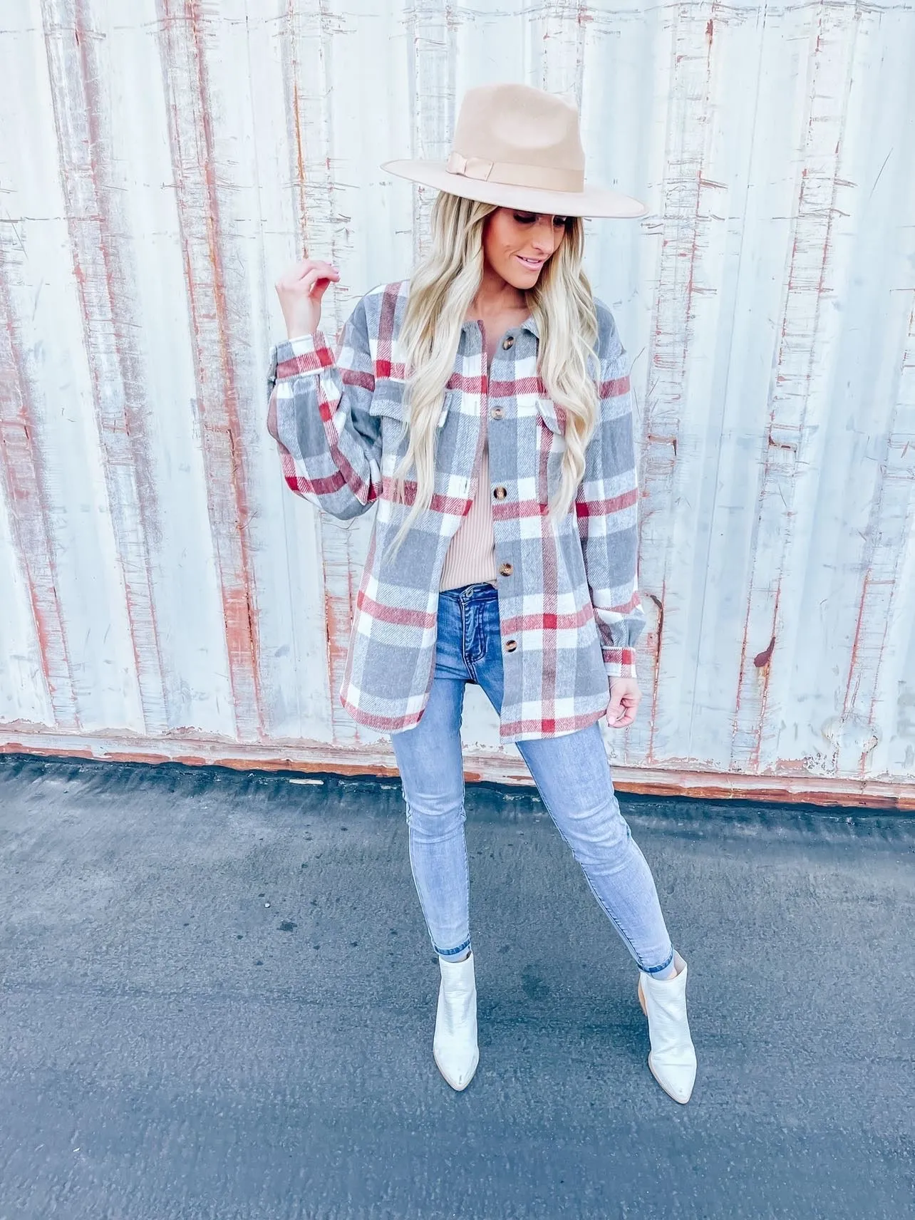 The Becca Plaid Shacket