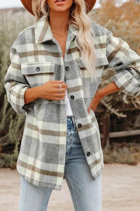 The Becca Plaid Shacket