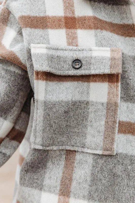The Becca Plaid Shacket