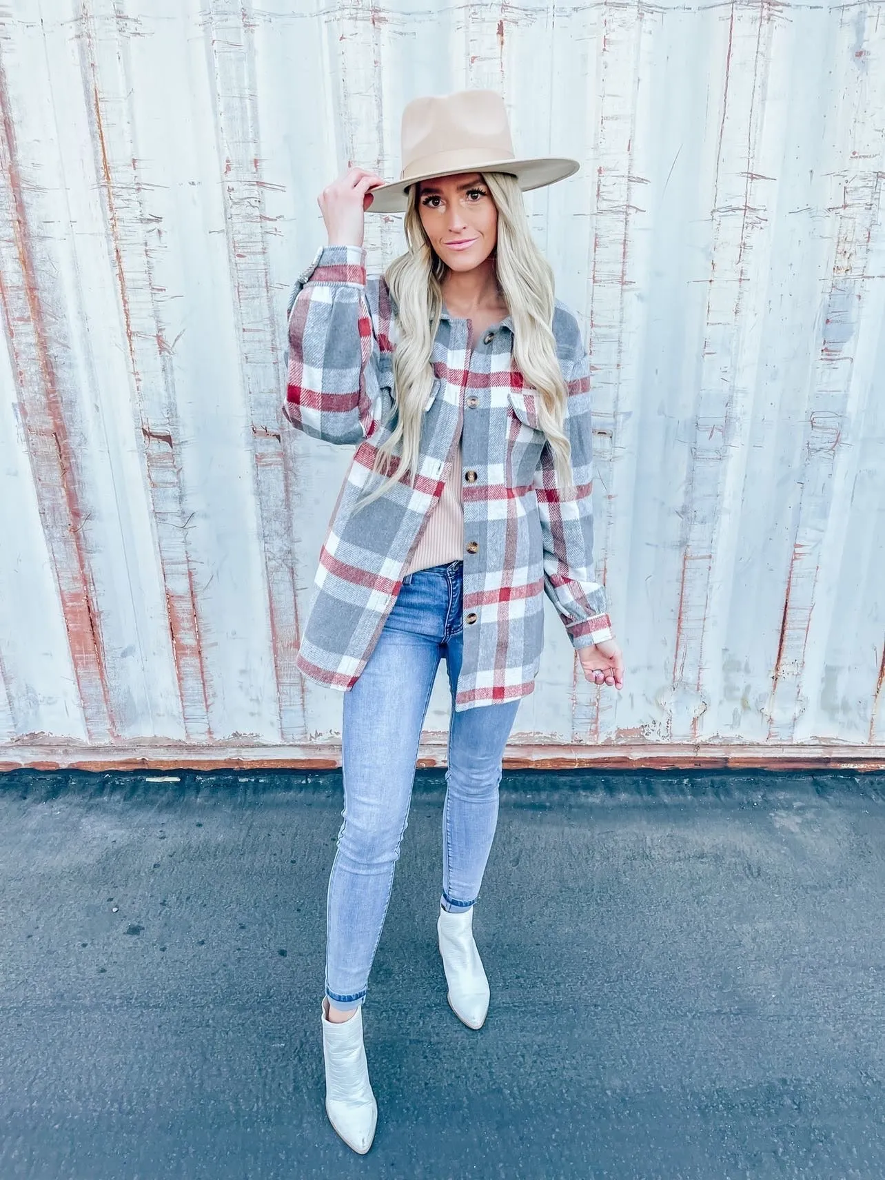 The Becca Plaid Shacket