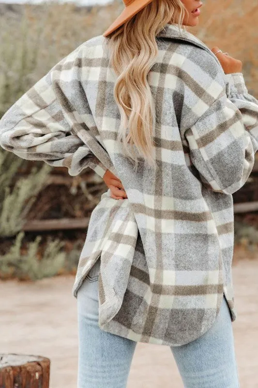 The Becca Plaid Shacket